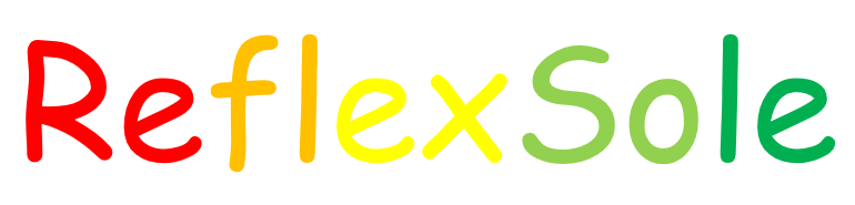 Logo ReflexSole von Rot nach Grün